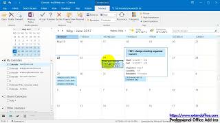 How to forward meeting as email without notifying meeting organizer in Outlook