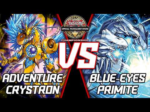 Yugioh OTS Championship | Round 4 | Adventure Crystron deck vs Primite Blue-eyes white dragon |