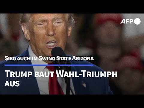 Wahlsieg auch in Arizona: Trump baut Triumph aus | AFP