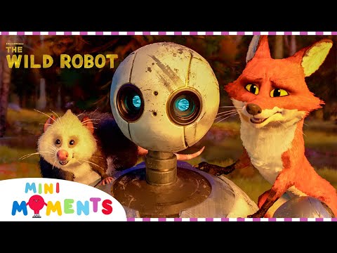 Meet Roz! 🤖 | The Wild Robot | Mini Moments
