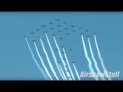 Mass 34-Ship RV Flyovers - EAA AirVenture Oshkosh 2016