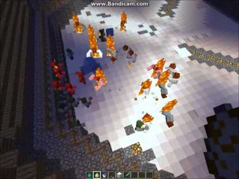 Minecraft / Mob Battles / Mutant Snow Golem vs Flesh Liche