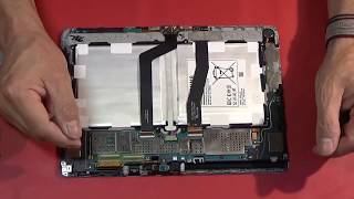 Samsung GALAXY Note 10.1 2014 Edition Ladebuchse und Akku wechseln