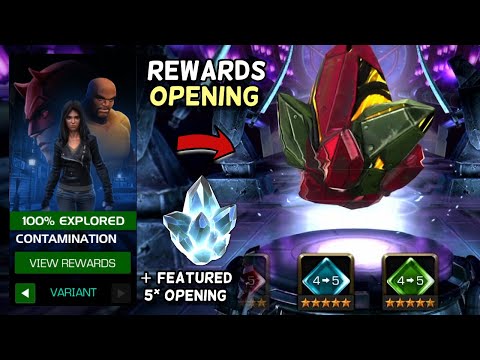 Variant 6 100% Rewards Opening! and Other Crystals | Marvel Contest Of Champions