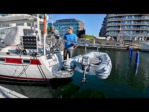 We found the PERFECT DAVITS for our dinghy - Ep. 202 RAN Sailing