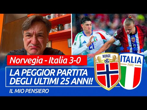 NORVEGIA-ITALIA 3-0: La PEGGIOR PARTITA degli ULTIMI 25 ANNI! - Il mio pensiero | Fabio Caressa