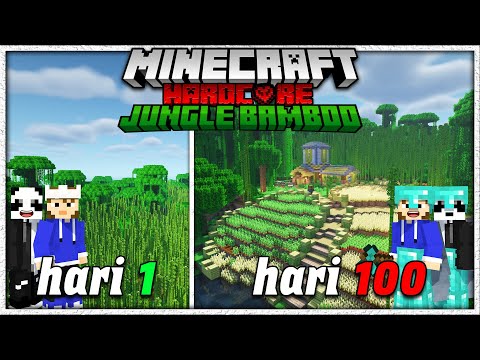 Insane Challenge: 100 Days in Jungle Bamboo Only!