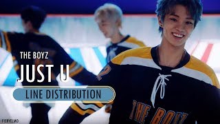 THE BOYZ (더보이즈) - Just U | Line Distribution
