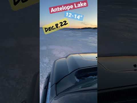 Video Thumbnail for Antelope Lake Ice Update