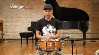 Video thumbnail for Sonor Steve Smith Signature 40th Anniversary Snare Drum Quick n' Dirty by soundpurestudios
