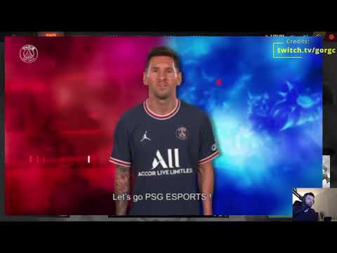 Gorgc watches Messi, Neymar & Wijnaldum wish PSG.LGD Goodluck!