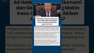 AS di Ambang Krisis? Agresi ke Iran Disebut Bawa Konsekuensi Besar bagi Ekonomi dan Geopolitik