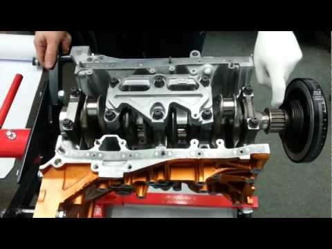 B18C crankshaft turn after ARP main studs install and torqued to their spec.