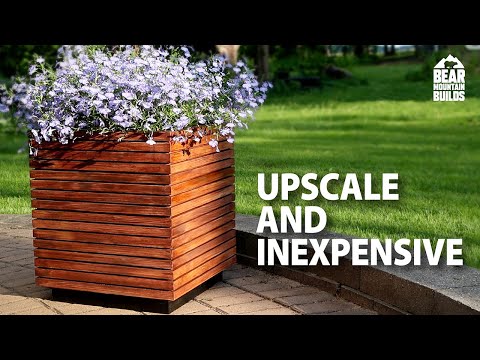 Modern Raised Planter Box | Simple and Fast