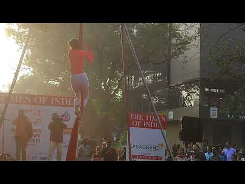 Young Girl's Stunning aerial silks Performance | Breathtaking Aerial Silk | Aerial Acrobatics