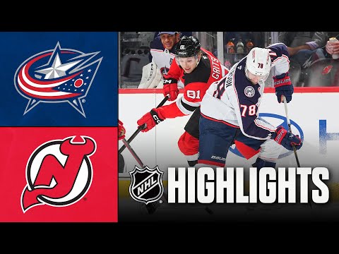 Blue Jackets vs. Devils | NHL Highlights | December 01, 2025
