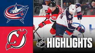 12월02일 콜럼버스 뉴저지 NHL 하이라이트