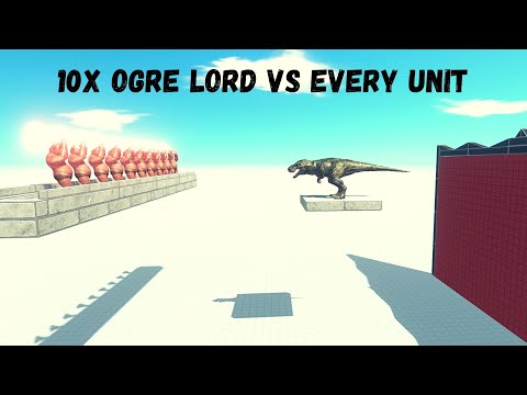 10x Ogre Lord Vs Every Unit ARBS |Animal Revolt Battle Simulator