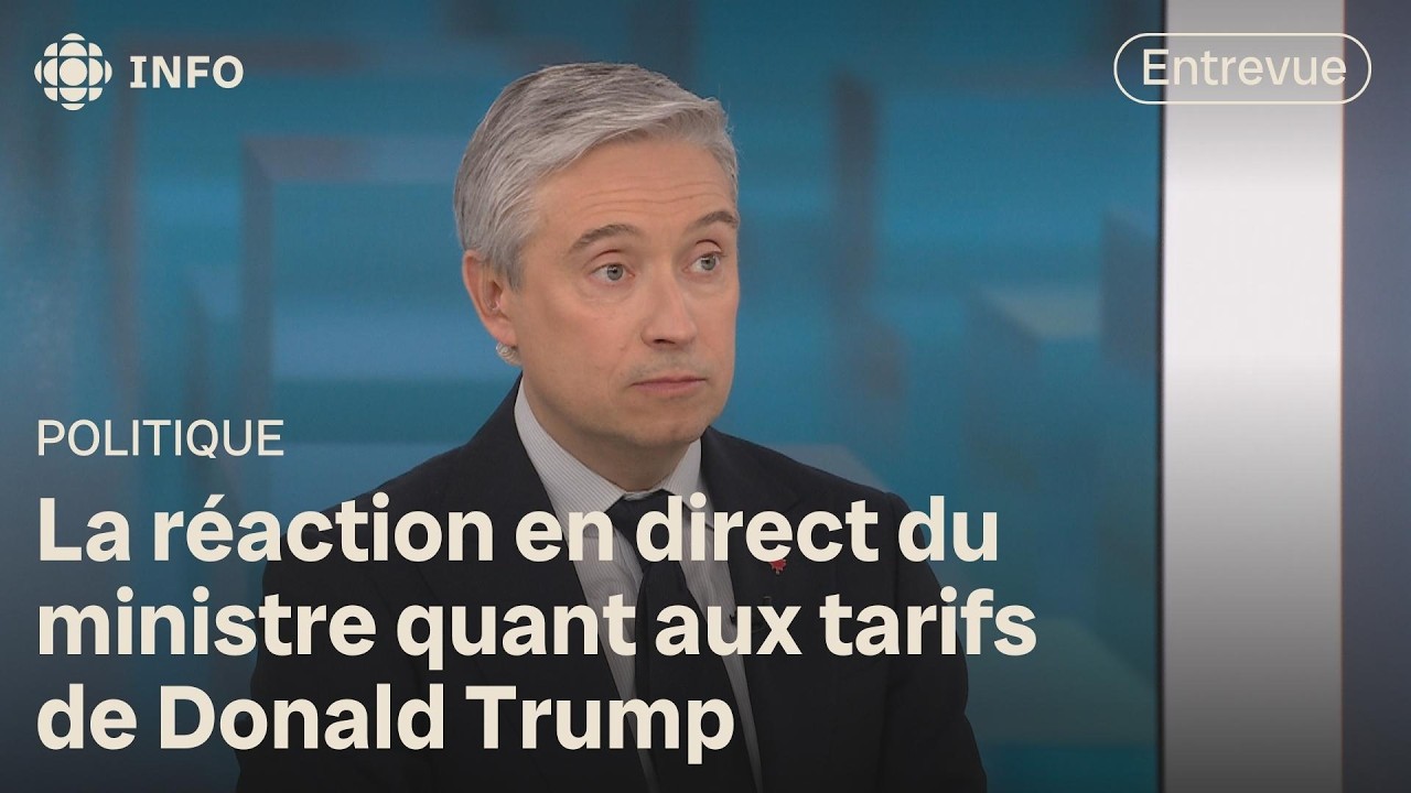 Tarifs de Donald Trump : le ministre Champagne explique le plan d'Ottawa