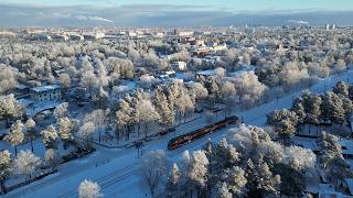 Штадлерскиe электропоезда 1316 и 1310 / Stadler EMU's 1316 and 1310 at Nõmme and Hiiu