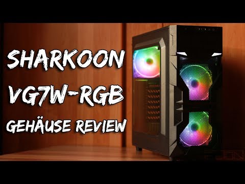 Sharkoon VG7-W RGB, Tower-case - juodas, Seitenteil from Acryl video