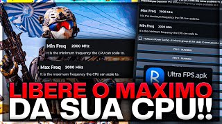 COMO LIBERAR O MÁXIMO DA CPU DE QUALQUER CELULAR ? E OTIMIZAR A PERFORMANCE PARA JOGOS ? ULTRA FPS ⏫