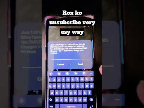 How to unsub jazz Rox | jazz rox ko kesay khatam kare 🤔 #shorts Jazz