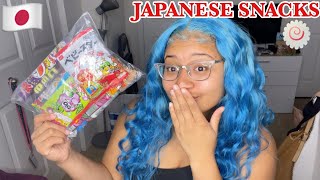 TRYING OUT JAPANESE CANDY/SNACKS 💮 !!!! | Amazon Box