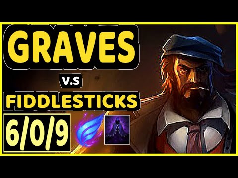 ALBETRAYBER (GRAVES) vs FIDDLESTICKS - 6/0/9 KDA JUNGLE GAMEPLAY - EUW Ranked GRANDMASTER