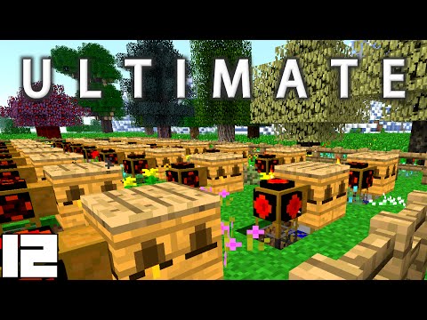 Minecraft Mods FTB Ultimate - APIARY AUTOMATION !!! [E12] (HermitCraft Modded Server)