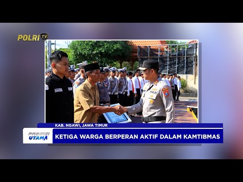 KAPOLRES NGAWI BERI PENGHARGAAN KEPADA 42 PERSONEL DAN MASYARAKAT