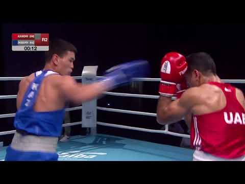 ABLAIKHAN ZHUSSUPOV (KAZ) vs HUSAIN ALKANDARI (UAE) 69KG - ASIAN BOXING CHAMPIONSHIPS 2021