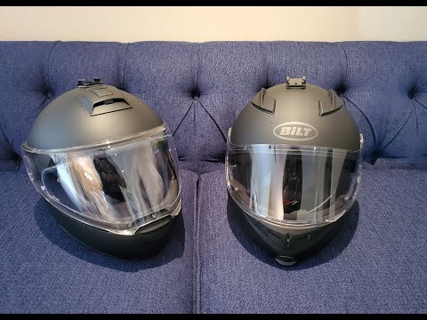 Schuberth C4 Pro vs Bilt Techno 2.0. MODULAR HELMETS