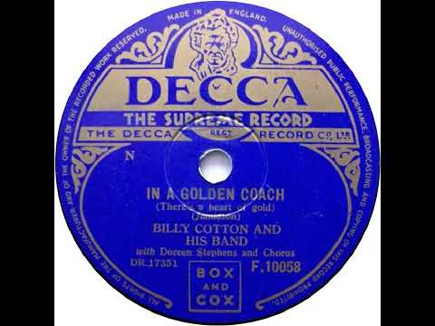 UK New Entry 1953 (32) Billy Cotton & His Band - In A Golden Coach