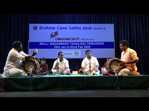 Nadhaswara Thavilisai Festival 2020 @ Brahma Gana Sabha— 29 Jan 17.00 — #3/4