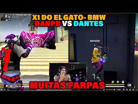 HUDSON AMORIM REAGINDO - DANTES vs TROPA DAN - TEVE FARPAS PESADA INFERNO DE DANTES!!!