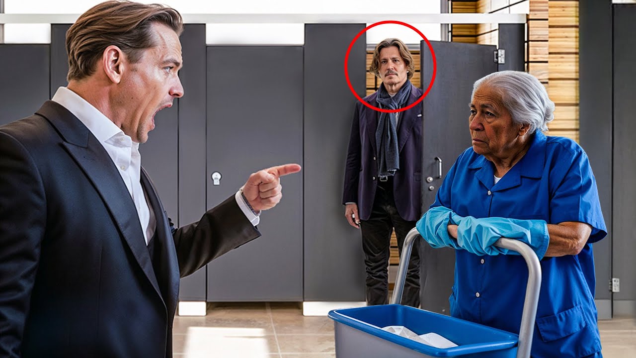 Hotel Owner Mocks Elderly Black Janitor, Unaware Johnny Depp Is in the Stall!