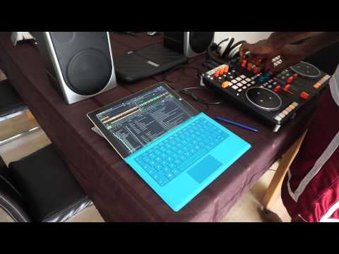 DJing with a Surface Pro 3 + Traktor Pro 2 + VCI-400