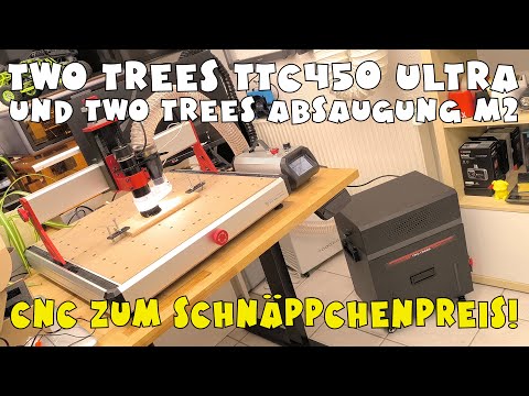 Bargain: TwoTrees TTC450 Ultra CNC milling machine + M2 dust extraction