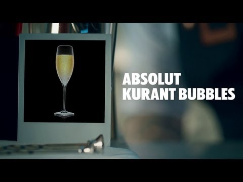 ABSOLUT KURANT BUBBLES DRINK RECIPE - HOW TO MIX