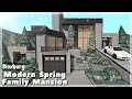 BLOXBURG: Modern Spring Family Mansion Speedbuild | Roblox House Build