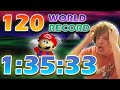 WORLD RECORD Super Mario 64 120 Star Speedrun In 1 35 33