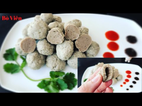 Vietnamese Beef Meatballs (Bouncy Beef Meatballs, No Stand Mixer)