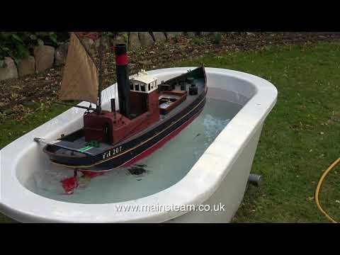UM MODELO DE BARCO A VAPOR CHAMADO EDITH - PARTE #34 - VAPOR NO BANHO
