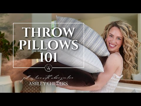 How to Style Throw Pillows