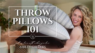 How to Style Throw Pillows