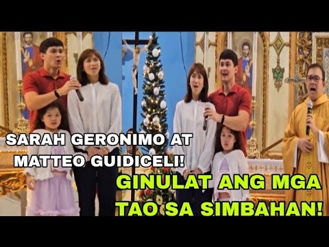 🔴SARAH GERONIMO AT MATTEO GUIDICELI GINULAT ANG MGA TAO‼️