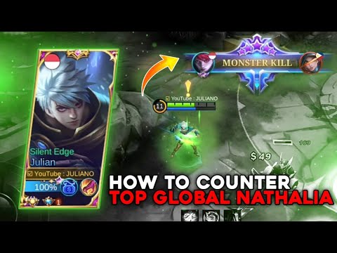 HOW TO COUNTER TOP GLOBAL SUPREME NATHALIA?? (MUST WATCH) MLBB