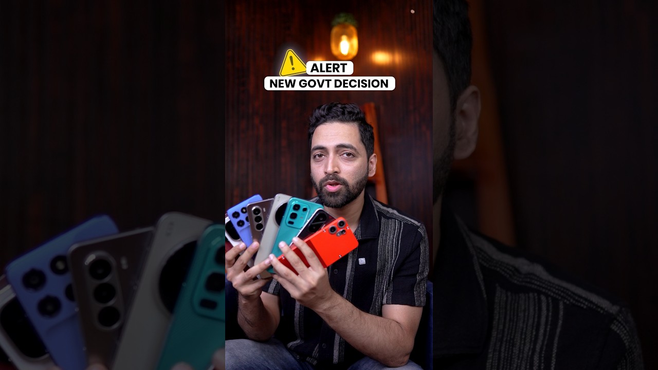 ALERT ⚠️ Govt New Smartphone Rule India !