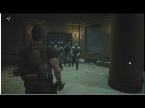 Resident Evil 3 Remake Pt 35 - Defending Jill {Blind Hardcore Knife Run}